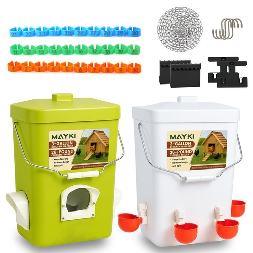 Waste chicken feeder - chicken, &