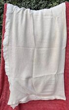 Early’s Of Witney Abingdon All Wool Cellular Blanket - Cream  - LARGE 75” X 60”