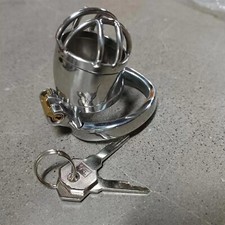 Stainless Steel Male Chastity