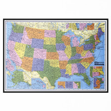 UNITED STATES USA MAP POSTER