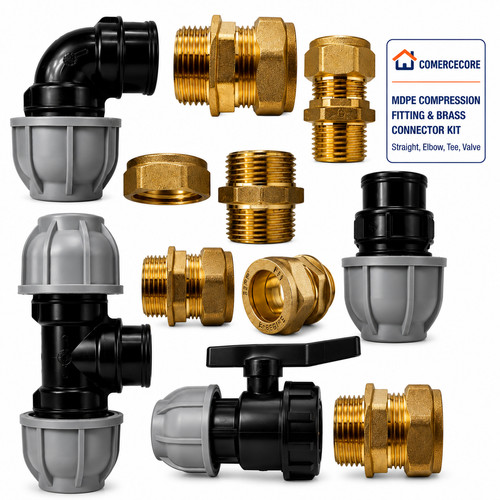 Mdpe compression fitting - mdpe,
