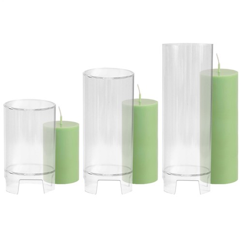 Cylinder candle mold - candle,