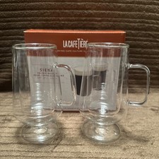 La Cafetiere Double Walled Set Of 2 Irish Coffee Glasses