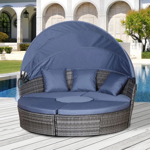 Outdoor round sofa bed - round,