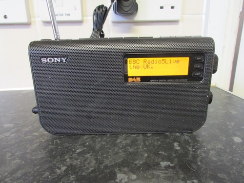Sony portable dab radio - sony,