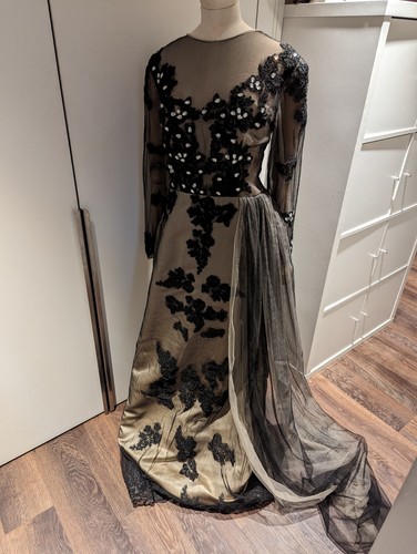 Black gothic style wedding - black,