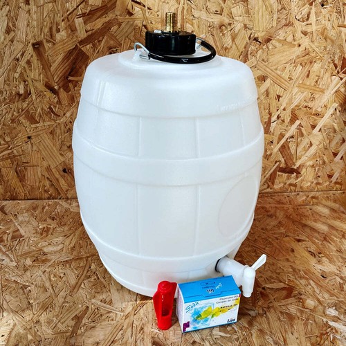 White keg barrel - white, 5
