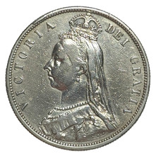 1887 Half Crown Victoria #E-47