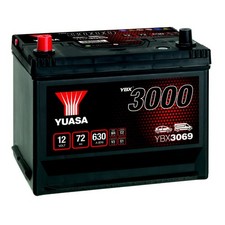 YUASA Car Battery 12V 72Ah 630A B5 T1 Starter SMF Fits De Tomaso Pantera 5.8