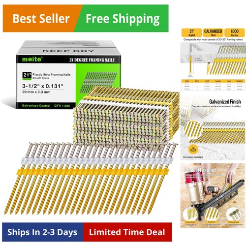 Degree framing nails 1 - 21,