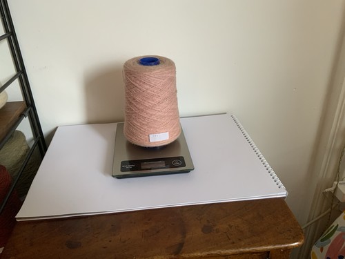 Iight pink ply shetland yarn - ply,