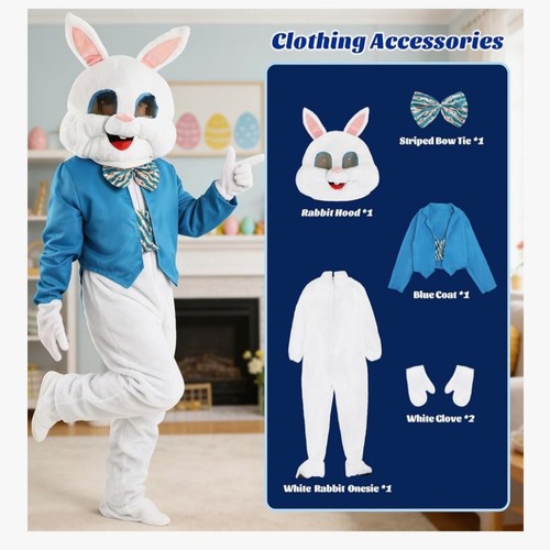 Adult easter bunny mascot - easter,