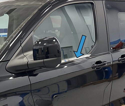 Chrome side window sill trim - chrome,
