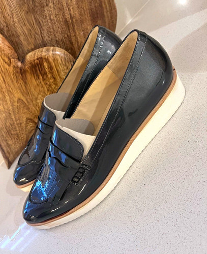 Högl grey patent leather - högl,