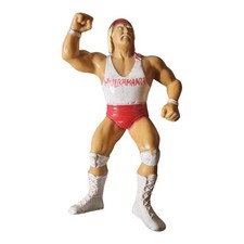 WWF Hulk Hogan LJN 1988 White Shirt Rare Action Figure Vintage Wrestling
