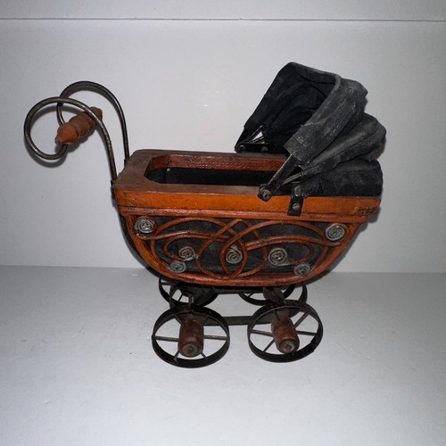 Vtg victorian wood metal - vtg,