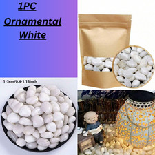 Sparkly Extra White Marble Garden Stones Decorative Pebbles