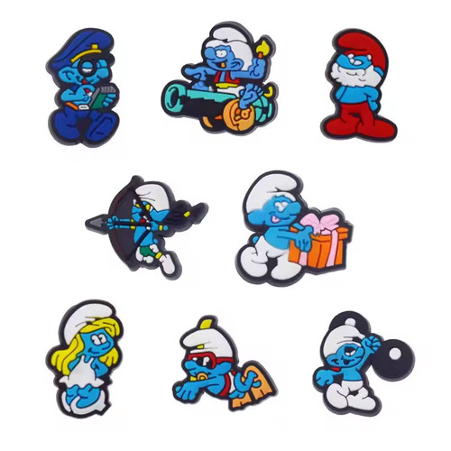 Set 8pcs smurf - set, of