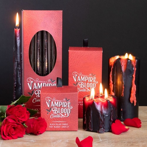 Vampire blood red wax dripping - vampire,