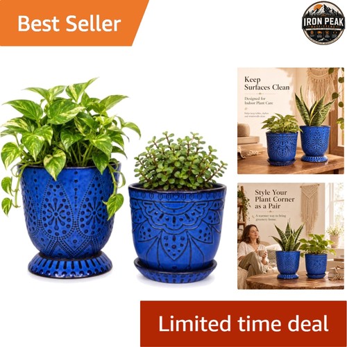 Ceramic plant pots 6in indoor - pots,