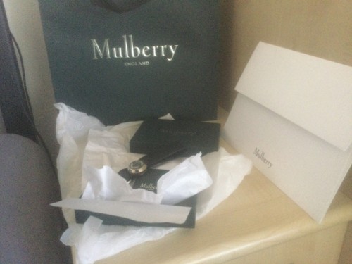 Mulberry key ring - mulberry,