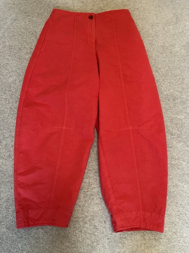 Oska cotton linen red - cotton/linen, barrel