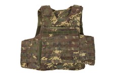 Italian plate carrier plate carrier vest tactical vest vegetato camouflage used