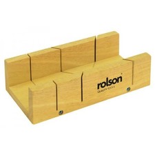 Rolson 230mm Wooden Mitre Box