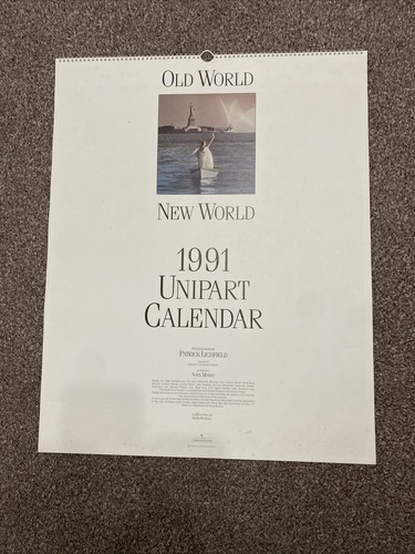 Unipart 1991 calendar - calendar, david