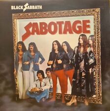 Black Sabbath Sabotage LP UK 1st Press Textured Sleeve No B5 UK 1975 NEMS EX