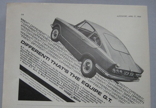 1964 bond equipe - bond, gt