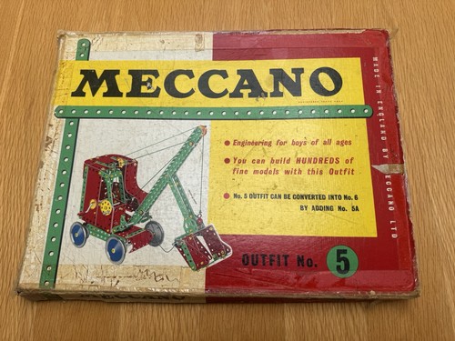 Meccano outfit 5 vintage - meccano,