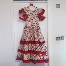 Handmade Ladies Spanish Flamenco Dress