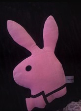 Baby pink playboy bunny pillow