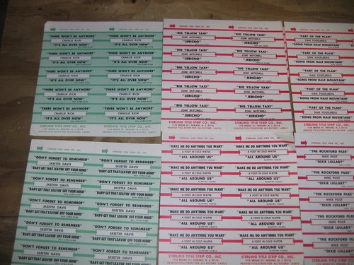 1000 sterling title - sterling, strips