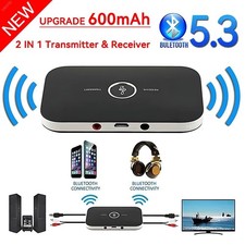 2 in 1 Bluetooth Wireless Audio Transmitter Receiver HiFi Music Adapter AUX RCA