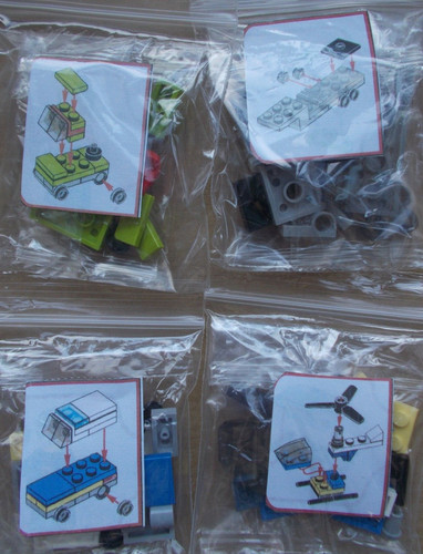 Lego mini vehicles - lego,