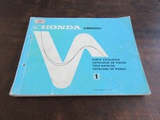 1978 Honda CB650 CB650z Parts List Catalog Parts Catalog Parts Part