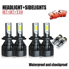 For Toyota Corolla E12U 2002-2007 H7 Super White 55w LED Headlight Bulbs 501 Set