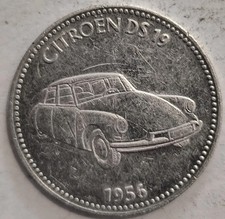 Medal - Shell Historic Cars Citroen DS 19 1956 🇬🇧 UNITED KINGDOM 