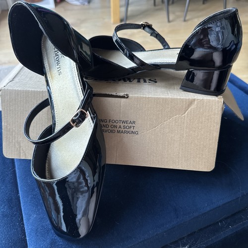 Joe browns black patent size - joe,