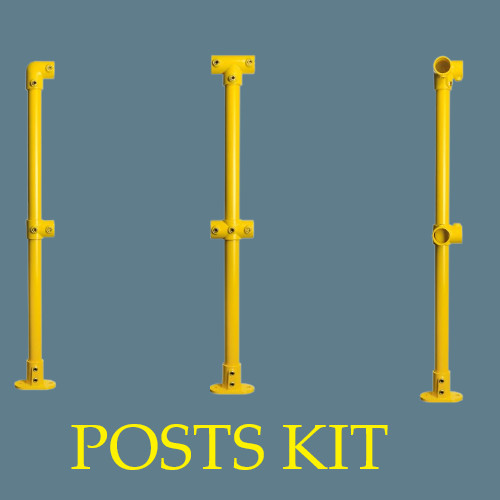 Yellow powder coated - coated, key