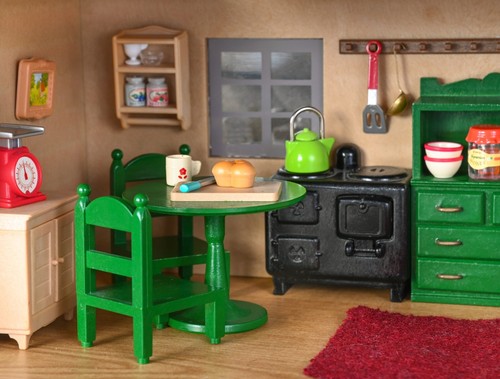Sylvanian vintage oven stove - sylvanian,