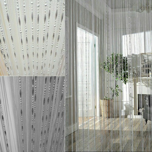 String curtain beaded hanging - string,