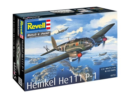 Revell 03755 heinkel he - revell, 1/32