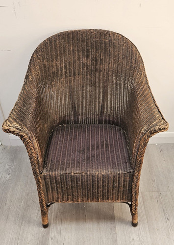 Vintage lloyd loom armchair - vintage,