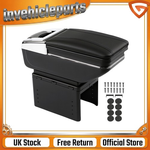 Armrest storage box black - armrest,
