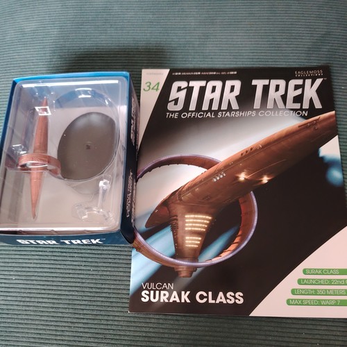 Star trek eaglemoss vulcan - trek,