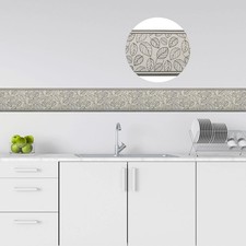 10cm x 10m Leaves Pattern