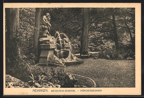 Meiningen bechstein monument - meiningen,,